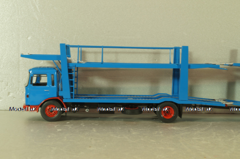 MAN Autotransporter with trailer 1970, blue, TTRX034, IXO 1:43 