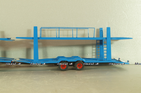 MAN Autotransporter with trailer 1970, blue, TTRX034, IXO 1:43 