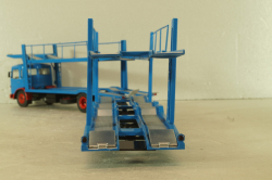 MAN Autotransporter with trailer 1970, blue, TTRX034, IXO 1:43 