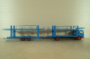 MAN Autotransporter with trailer 1970, blue, TTRX034, IXO 1:43 