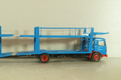 MAN Autotransporter with trailer 1970, blue, TTRX034, IXO 1:43 