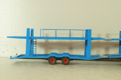 MAN Autotransporter with trailer 1970, blue, TTRX034, IXO 1:43 