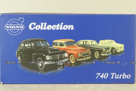 Volvo 740 turbo, RED, 8506017, Atlas Volvo Collection, 1:43