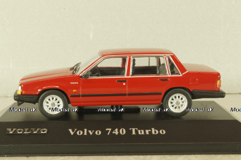 Volvo 740 turbo, RED, 8506017, Atlas Volvo Collection, 1:43