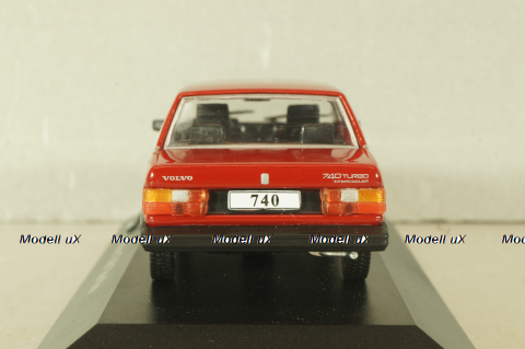 Volvo 740 turbo, RED, 8506017, Atlas Volvo Collection, 1:43