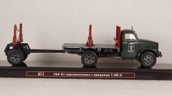 Газ-51 сортиментовоз с прицепом 1-ПР-5, TruckTyr 1:43