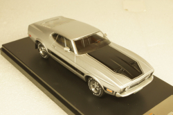 Ford Mustang Mach I 1973 silver / black, PRD398J, Premium X 1:43