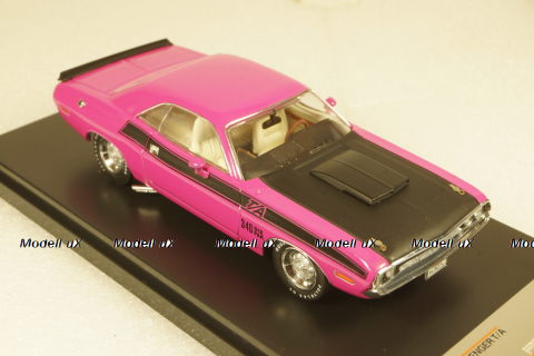 Dodge Challenger T/A 1970 pink / black, PRD408J, Premium X 1:43