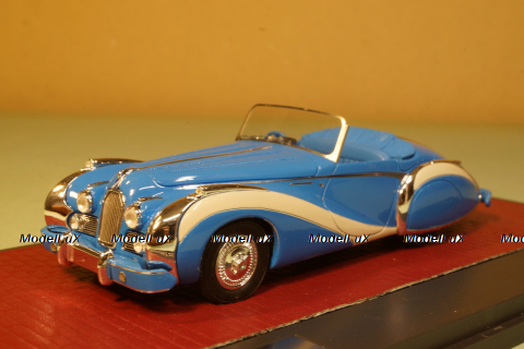 Talbot Lago T26 GS Cabriolet by Saoutchik оpen, blue 1948, MX51904-041, Matrix 1:43