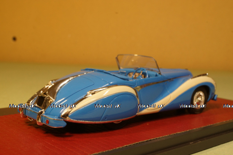 Talbot Lago T26 GS Cabriolet by Saoutchik оpen, blue 1948, MX51904-041, Matrix 1:43