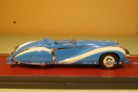 Talbot Lago T26 GS Cabriolet by Saoutchik оpen, blue 1948, MX51904-041, Matrix 1:43