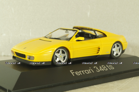 Ferrari 348 TS targa 1989, yellow, 010214, Herpa 1:43