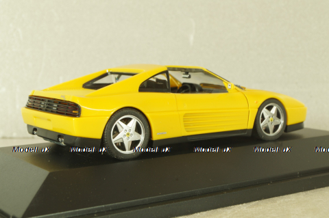 Ferrari 348 TS targa 1989, yellow, 010214, Herpa 1:43