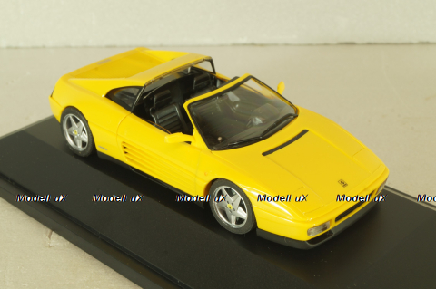 Ferrari 348 TS targa 1989, yellow, 010214, Herpa 1:43
