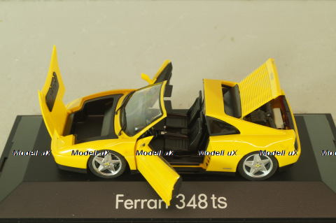 Ferrari 348 TS targa 1989, yellow, 010214, Herpa 1:43