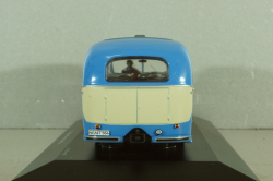 Mercedes-Benz O 6600 bus with figuren driver 1951, blue, 450274800, Schuco 1:43