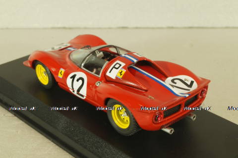 Ferrari Dino 206/S #12 Nurburgring 1996, Rodriguez/Ginther, red, ART031, ART Model 1:43