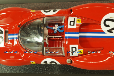 Ferrari Dino 206/S #12 Nurburgring 1996, Rodriguez/Ginther, red, ART031, ART Model 1:43