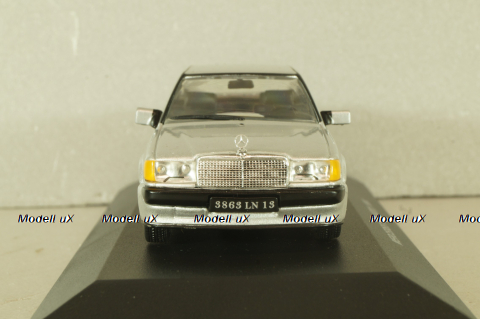 Mercedes 190E (W201) 1984, silver, 4302700, Solido 1:43