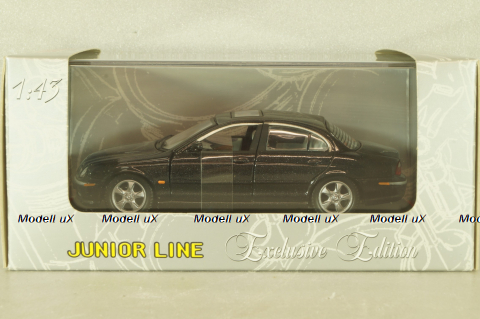 Jaguar S-type 1999, black, 390021, Schuco Junior 1:43