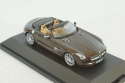 Mercedes-Benz SLS AMG Roadster (R197) 2010, braun, 450745600, Schuco 1:43