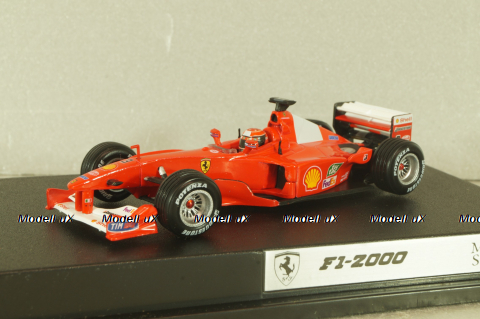 Ferrari F1-2000 with figuren Michael Schumacher, 2000, Formula 1, 26748, Hot Wheels 1:43