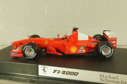 Ferrari F1-2000 with figuren Michael Schumacher, 2000, Formula 1, 26748, Hot Wheels 1:43