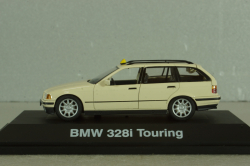 BMW 328i Touring Taxi (E36) 1990, beige, 04084, Schuco 1:43