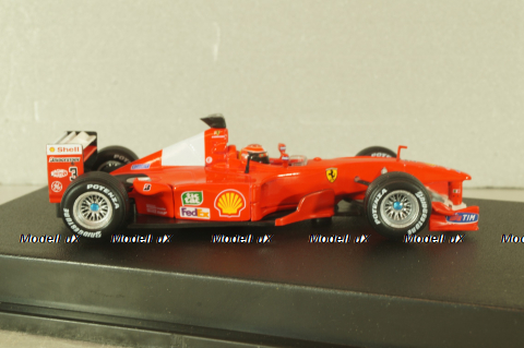 Ferrari F1-2000 with figuren Michael Schumacher, 2000, Formula 1, 26748, Hot Wheels 1:43