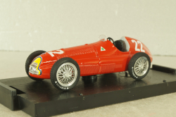 Alfa Romeo 159  #22 Spain G.P 1951, Juan Manuel Fangio, Formula 1, red,  S021, Brumm 1:43