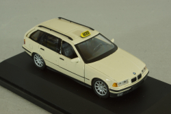 BMW 328i Touring Taxi (E36) 1990, beige, 04084, Schuco 1:43
