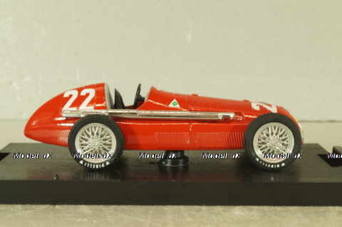 Alfa Romeo 159  #22 Spain G.P 1951, Juan Manuel Fangio, Formula 1, red,  S021, Brumm 1:43