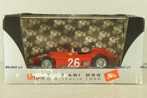 Ferrari D50  #26 Italia G.P 1956, Juan Manuel Fangio, Formula 1, red,  S024, Brumm 1:43