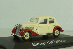Mercedes-Benz 170V Limousine (W136) 1936, beig/ red, 02362, Schuco 1:43