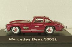 Mercedes-Benz 300 SL "Gullwing" (W198) 1955, dark red, 077681, Schuco 1:43