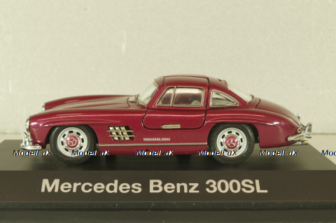 Mercedes-Benz 300 SL "Gullwing" (W198) 1955, dark red, 077681, Schuco 1:43