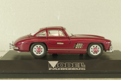 Mercedes-Benz 300 SL "Gullwing" (W198) 1955, dark red, 077681, Schuco 1:43