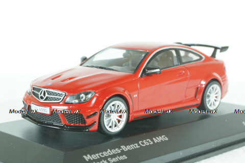 Mercedes C-Class C63 6.3 V8 AMG Black Series 2012, red, 4311602, Solido 1:43