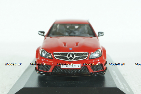 Mercedes C-Class C63 6.3 V8 AMG Black Series 2012, red, 4311602, Solido 1:43