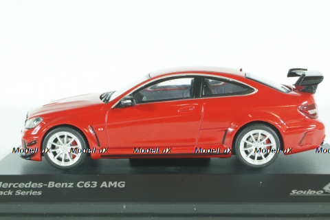 Mercedes C-Class C63 6.3 V8 AMG Black Series 2012, red, 4311602, Solido 1:43
