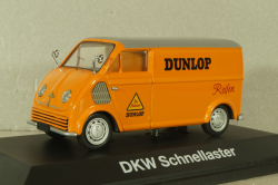 DKW Schnellaster Typ 30 van "Dunlop" 1954, orange, 02394, Schuco 1:43