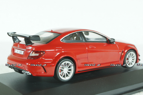 Mercedes C-Class C63 6.3 V8 AMG Black Series 2012, red, 4311602, Solido 1:43