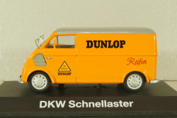 DKW Schnellaster Typ 30 van "Dunlop" 1954, orange, 02394, Schuco 1:43