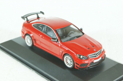 Mercedes C-Class C63 6.3 V8 AMG Black Series 2012, red, 4311602, Solido 1:43