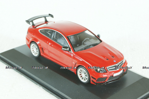 Mercedes C-Class C63 6.3 V8 AMG Black Series 2012, red, 4311602, Solido 1:43