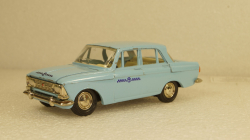 Москвич-408 Такси голубой, Тантал/Радон 1:43