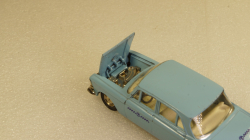 Москвич-408 Такси голубой, Тантал/Радон 1:43