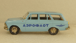 Москвич 427 А4, аэрофлот, 2 зажима, Тантал/Радон 1:43