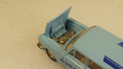 Москвич 427 А4, аэрофлот, 2 зажима, Тантал/Радон 1:43