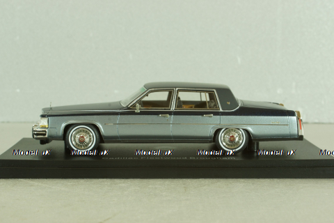 Cadillac Fleetwood Brougham 1991, blue/ligh blue, 43356, NEO 1:43